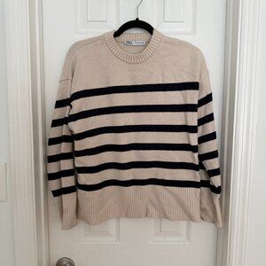 Zara striped sweater, S